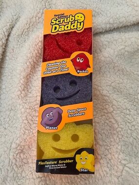 Scrub Daddy SPECIAL EDITION Outer Space Shapes Set - Rocket Planet Star